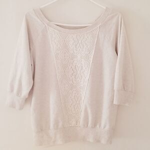 Wet Seal 3/4 sleeve comfy sweatshirt